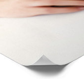 Apotheker mit Pillenflaschen am Computer Poster (Ecke)