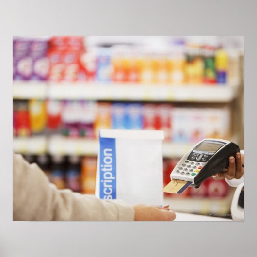 Apotheker mit Sicherheitsvorrichtung für den Kunde Poster (Vorne)