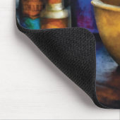 Apotheker - Mörser und Stampfe Mousepad (Ecke)