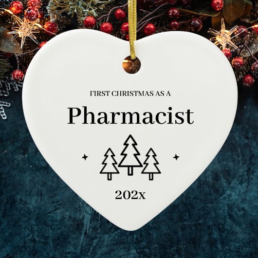 Apotheker New Job Abschluss Weihnachtsschmuck