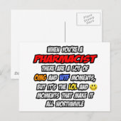 Apotheker .. OMG WTLOL Postkarte (Vorne/Hinten)