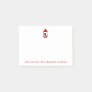 Apotheker personalisieren Post-it Notes Klebezettel