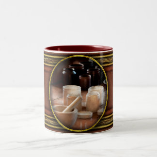 Apotheker - Pestle und Tassen
