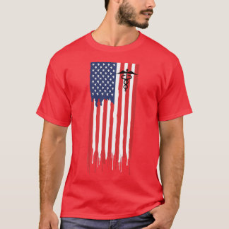 Apotheker Pharmacy America Flag Geschenk T-Shirt