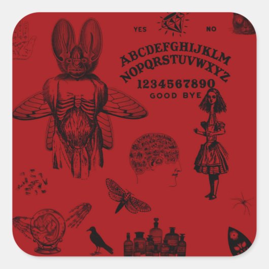 Apotheker Quadratischer Aufkleber (Vorderseite)