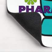 "Apotheker-" Retro Blumen-T - Shirts u. Geschenke Mousepad (Ecke)