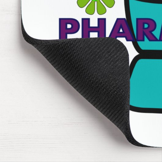 "Apotheker-" Retro Blumen-T - Shirts u. Geschenke Mousepad (Ecke)