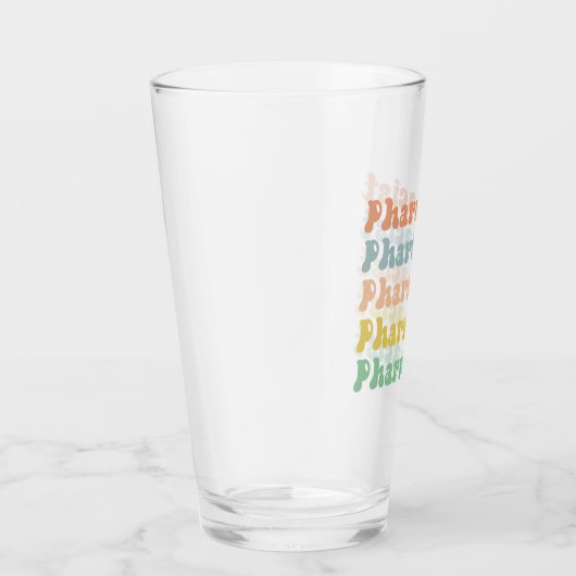 Apotheker Retro Groovy Pharmacy Glas (Rechts)