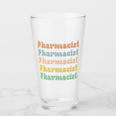 Apotheker Retro Groovy Pharmacy Glas (Vorderseite)