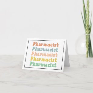 Apotheker Retro Groovy Pharmacy Karte