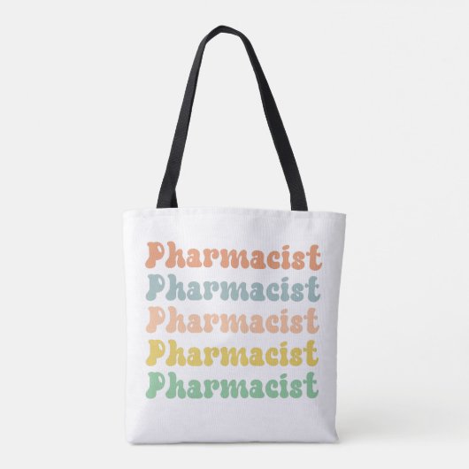 Apotheker Retro Groovy Pharmacy Tasche (Rückseite)