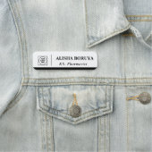 Apotheker RX-Logo Medizinisches Namensschild (Beispiel)