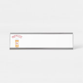 Apotheker Schreibtischnamensplakette (Vorderseite )