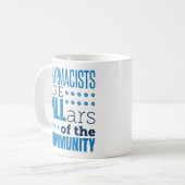 Apotheker sind Pillars Funny Pharmacist Pharmacy Kaffeetasse (Vorderseite Links)