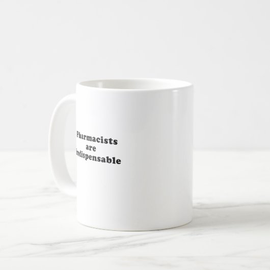 Apotheker sind unentbehrlich kaffeetasse (Vorderseite Links)