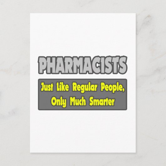 Apotheker...Smarter Postkarte (Vorderseite)