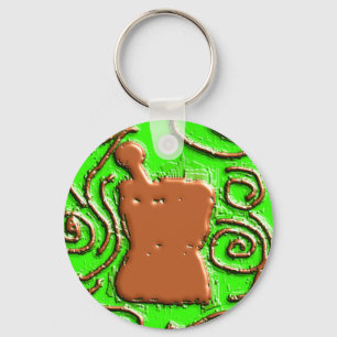 APOTHEKER Stampfe-u. Mörser-Entwurfs-Geschenke Schlüsselanhänger