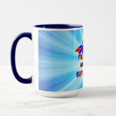Apotheker Superhero Custom Design Tasse (Links)