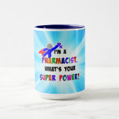 Apotheker Superhero Custom Design Tasse (Zentrum)