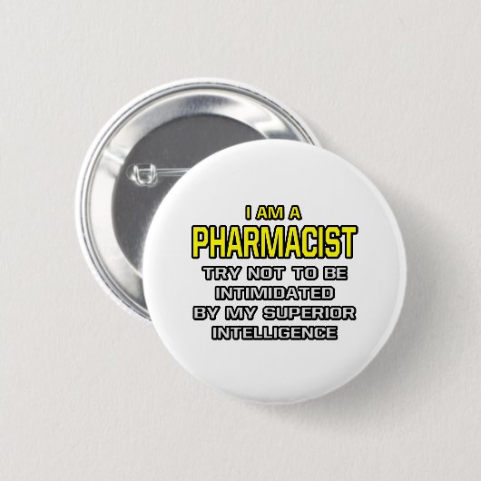 Apotheker... Superior Intelligence Button (Vorne & Hinten)
