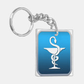 Apotheker-Symbol Schlüsselanhänger (Vorderseite links)