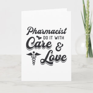 Apotheker tun es mit Care Pharmacy Tech Medicine Karte