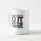 Apotheker tun es über der Gegen" Tasse (Vorderseite Links)