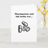 Apotheker und Labrador Karte (Gelbe Blume)