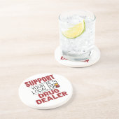 Apotheker unterstützen Ihren örtlichen Arzneimitte Getränkeuntersetzer (Seite)