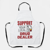 Apotheker unterstützen Ihren örtlichen Arzneimitte Schürze (Vorderseite)