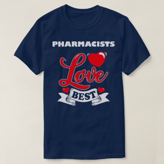 Apotheker Valentinstag Geschenk Idee T-Shirt (Design vorne)
