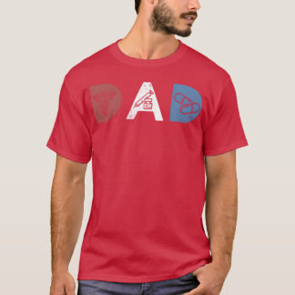 Apotheker Vater Retro Vater Perfekt für Väter lust T-Shirt