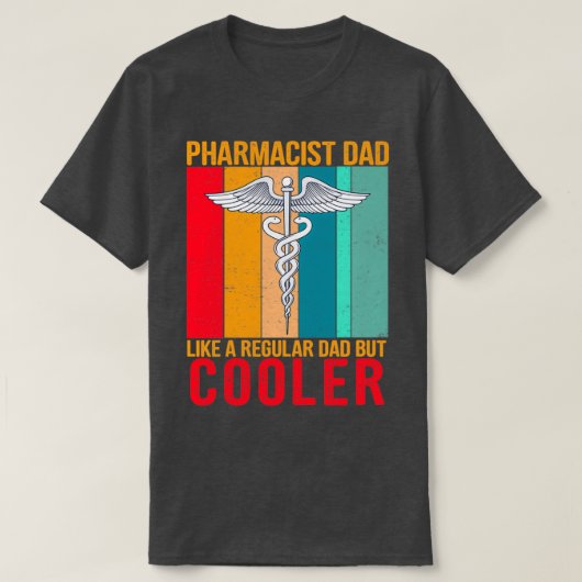 Apotheker Vater wie ein normaler Vater, aber coole T-Shirt (Design vorne)
