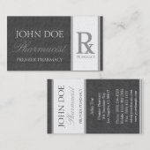 Apotheker-Verordnung, die Apotheke zusammensetzt Visitenkarte (Vorne/Hinten)