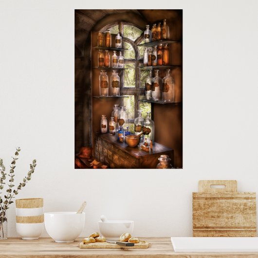 Apotheker - Verschiedene Formulierungen Poster (Küche)