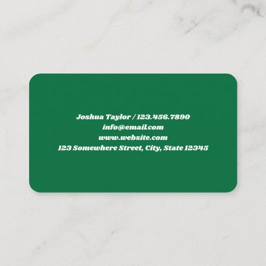 Apotheker Visitenkarte (Rückseite)