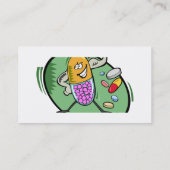 Apotheker-Visitenkarte Visitenkarte (Rückseite)