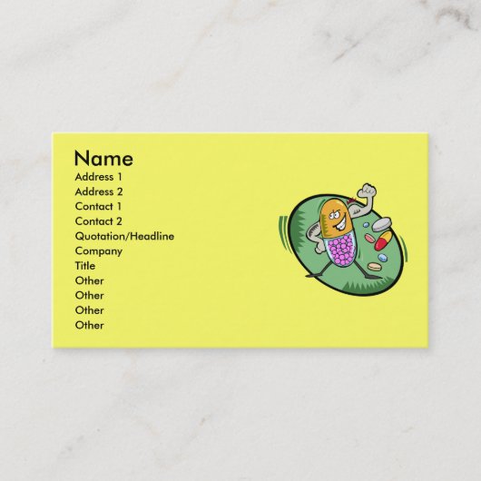 Apotheker-Visitenkarte Visitenkarte (Vorderseite)