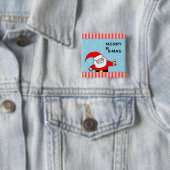 Apotheker Weihnachten Button (Beispiel)