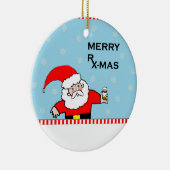 Apotheker-Weihnachten Keramikornament (Rechts)