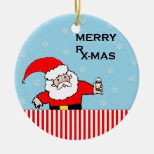 Apotheker-Weihnachten sammelbar Keramikornament