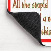 Apotheker-Weihnachtskarten u. -geschenke Mousepad (Ecke)