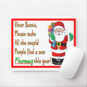 Apotheker-Weihnachtskarten u. -geschenke Mousepad (Mit Mouse)