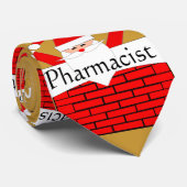 Apotheker-WeihnachtsRetro Sankt-Krawatte für Krawatte (Gerollt)