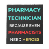 Apotheker, weil sogar Apotheker Notizblock (Vorderseite)