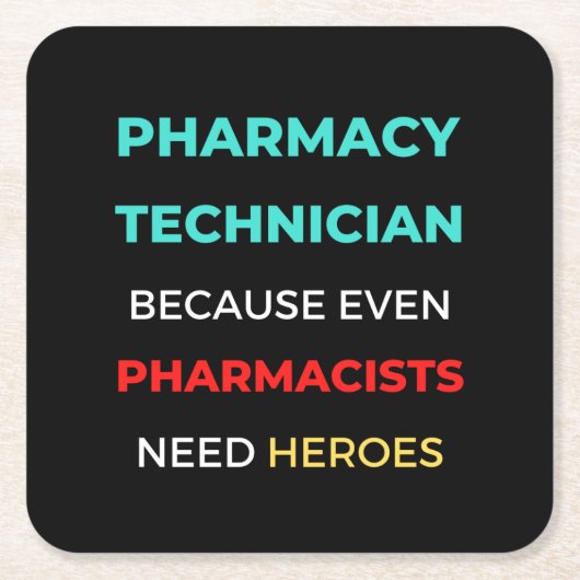 Apotheker, weil sogar Apotheker Rechteckiger Pappuntersetzer (Vorderseite)