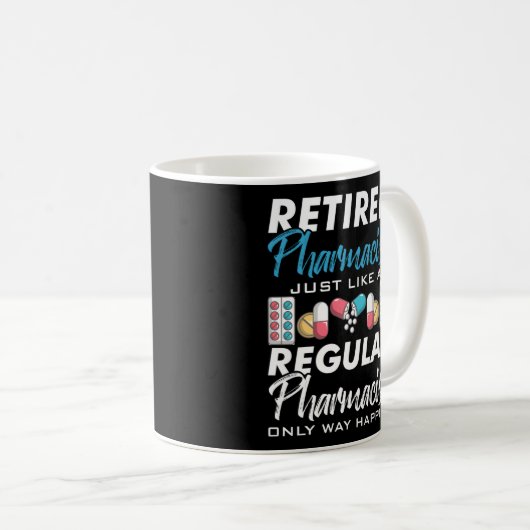 Apotheker wie eine regelmäßige Apotheke Kaffeetasse (VorderseiteRechts)