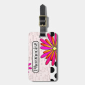 Apotheker-wunderliche Blumen Gepäckanhänger (Vorderseite vertikal)