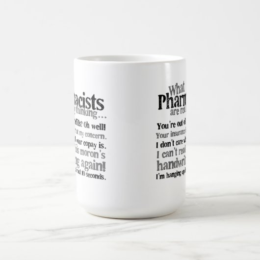 Apotheker-Zitat-Kaffee-Tasse Kaffeetasse (Mittel)