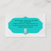 ApothekerAquamarine Visitenkarte (Rückseite)